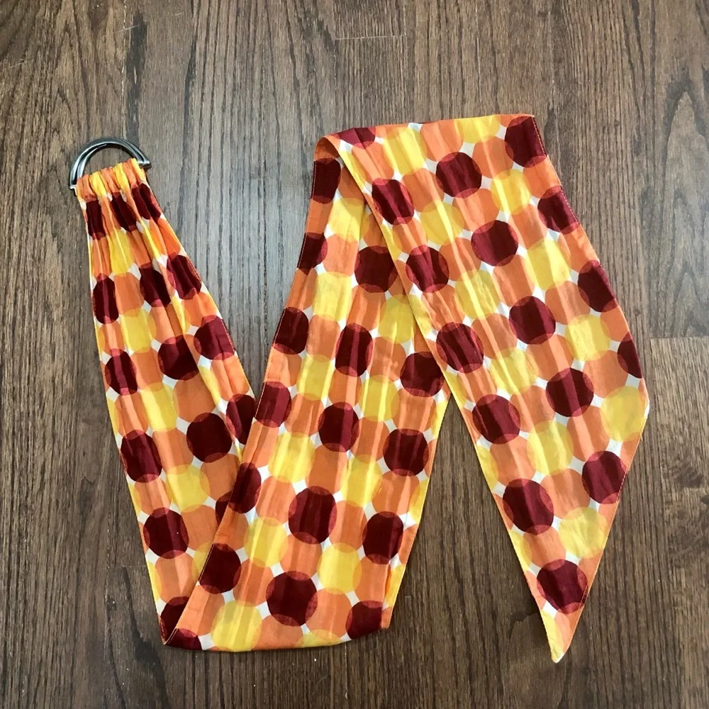 Cloth Belt | Color: White, Orange, Yellow, Maroon / Red